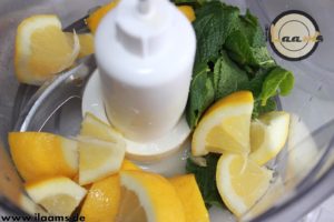 Zitronen-Pfefferminz Limonade