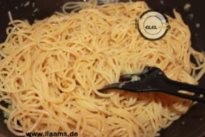 Knoblauch-Zitronen Spaghetti